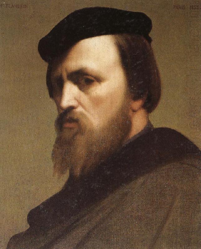 Self-Portrait, Hippolyte Flandrin